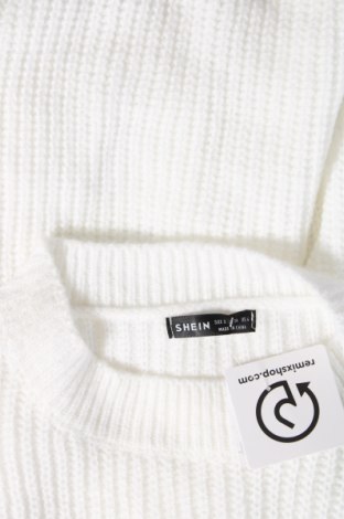 Γυναικείο πουλόβερ SHEIN, Μέγεθος S, Χρώμα Λευκό, Τιμή 7,18 €