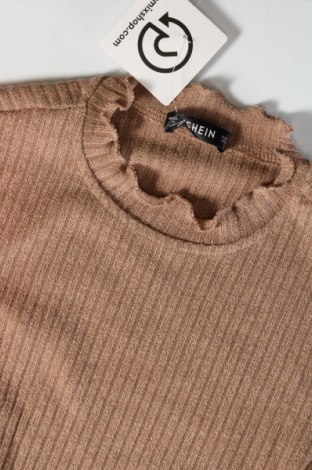 Γυναικείο πουλόβερ SHEIN, Μέγεθος XS, Χρώμα Καφέ, Τιμή 7,18 €