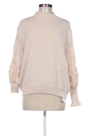 Дамски пуловер SHEIN, Размер M, Цвят Бежов, Цена 14,50 лв.