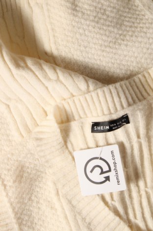 Γυναικείο πουλόβερ SHEIN, Μέγεθος M, Χρώμα Εκρού, Τιμή 6,53 €