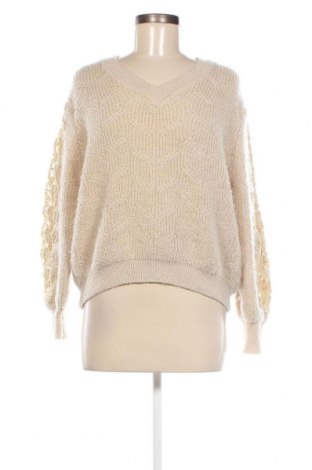 Дамски пуловер SHEIN, Размер L, Цвят Екрю, Цена 7,28 лв.