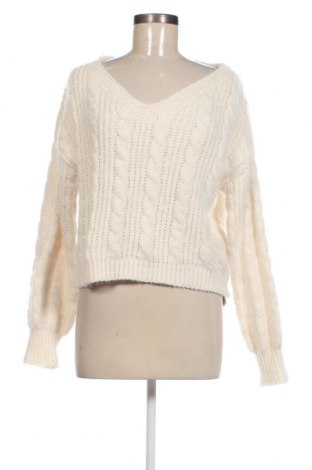 Дамски пуловер SHEIN, Размер S, Цвят Екрю, Цена 12,18 лв.