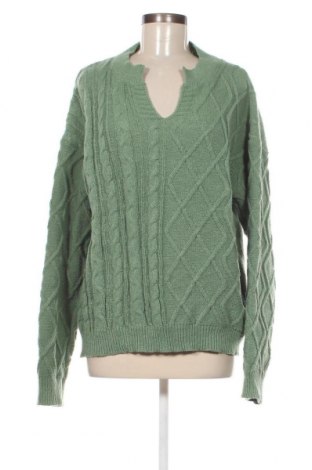 Дамски пуловер SHEIN, Размер XL, Цвят Зелен, Цена 13,05 лв.