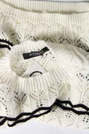 Дамски пуловер SOHUMAN, Размер XL, Цвят Бял, Цена 78,87 лв.