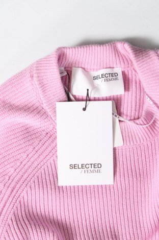 Дамски пуловер Selected Femme, Размер S, Цвят Розов, Цена 93,00 лв.