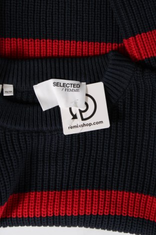 Γυναικείο πουλόβερ Selected Femme, Μέγεθος XS, Χρώμα Μπλέ, Τιμή 24,45 €