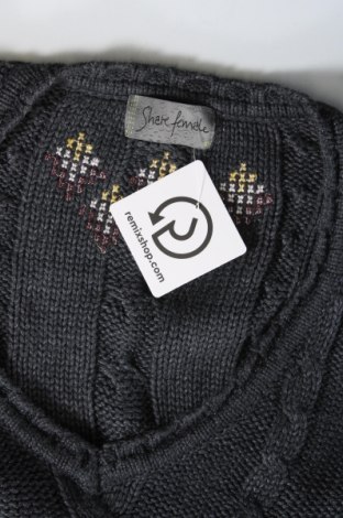 Дамски пуловер Share Female, Размер XS, Цвят Сив, Цена 22,81 лв.