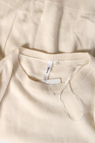 Дамски пуловер Sinsay, Размер M, Цвят Екрю, Цена 13,05 лв.