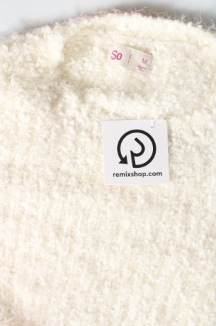 Γυναικείο πουλόβερ So, Μέγεθος M, Χρώμα Εκρού, Τιμή 5,92 €