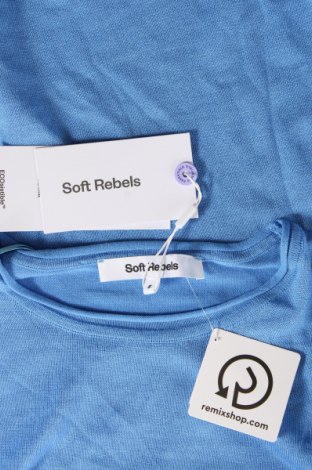 Női pulóver Soft Rebels, Méret S, Szín Kék, Ár 4 440 Ft