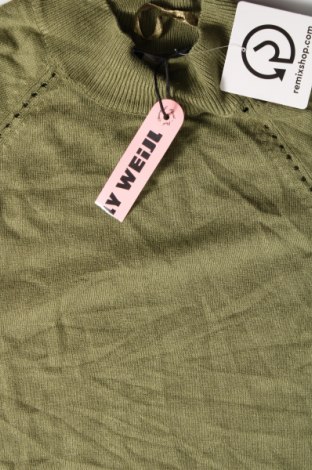 Γυναικείο πουλόβερ Tally Weijl, Μέγεθος L, Χρώμα Πράσινο, Τιμή 8,30 €