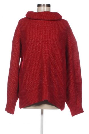 Дамски пуловер Tchibo, Размер XL, Цвят Червен, Цена 29,00 лв.