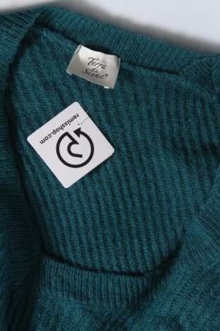 Дамски пуловер Terra di Siena, Размер M, Цвят Зелен, Цена 10,66 лв.