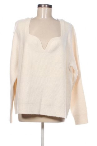 Дамски пуловер The Drop, Размер 3XL, Цвят Бял, Цена 140,00 лв.
