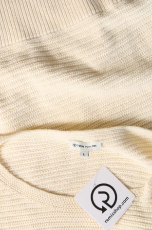 Γυναικείο πουλόβερ Tom Tailor, Μέγεθος L, Χρώμα Εκρού, Τιμή 3,80 €