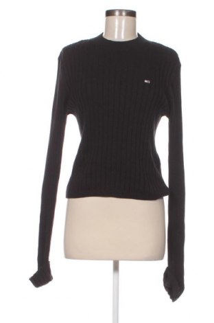 Дамски пуловер Tommy Jeans, Размер L, Цвят Черен, Цена 62,40 лв.