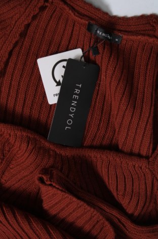 Дамски пуловер Trendyol, Размер M, Цвят Кафяв, Цена 17,67 лв.