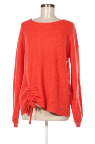 Дамски пуловер Triangle By s.Oliver, Размер XL, Цвят Червен, Цена 20,91 лв.
