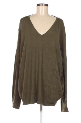 Дамски пуловер Triangle By s.Oliver, Размер 4XL, Цвят Зелен, Цена 41,00 лв.