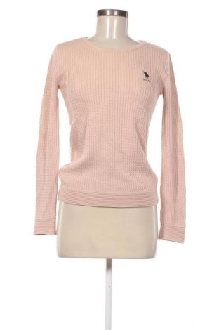 Damski sweter U.S. Polo Assn., Rozmiar S, Kolor Różowy, Cena 198,31 zł