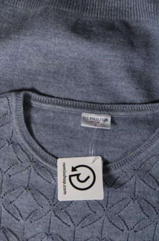 Damski sweter U.S. Polo Assn., Rozmiar L, Kolor Niebieski, Cena 103,55 zł