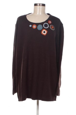Γυναικείο πουλόβερ Ulla Popken, Μέγεθος XL, Χρώμα Καφέ, Τιμή 23,59 €