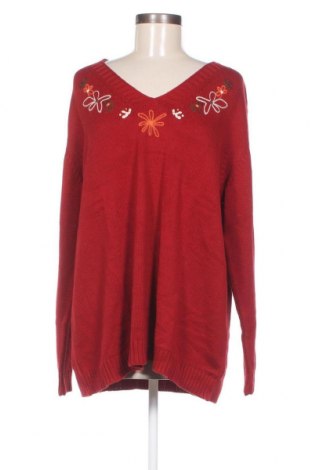 Pulover de femei Ulla Popken, Mărime XL, Culoare Roșu, Preț 146,84 Lei