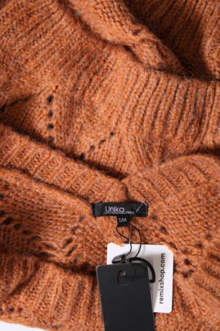 Γυναικείο πουλόβερ Unika, Μέγεθος S, Χρώμα Καφέ, Τιμή 11,38 €
