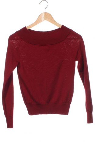 Дамски пуловер Uniqlo, Размер XXS, Цвят Червен, Цена 26,75 лв.