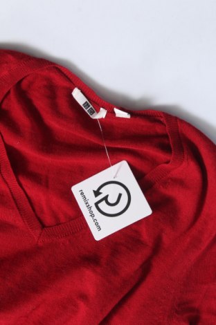 Дамски пуловер Uniqlo, Размер XS, Цвят Червен, Цена 41,00 лв.
