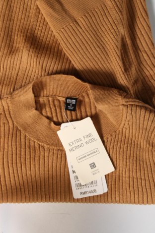 Дамски пуловер Uniqlo, Размер M, Цвят Кафяв, Цена 37,20 лв.
