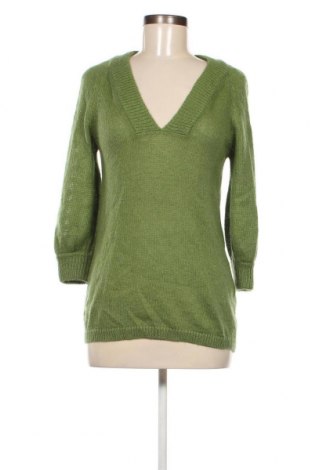 Дамски пуловер United Colors Of Benetton, Размер M, Цвят Зелен, Цена 26,65 лв.
