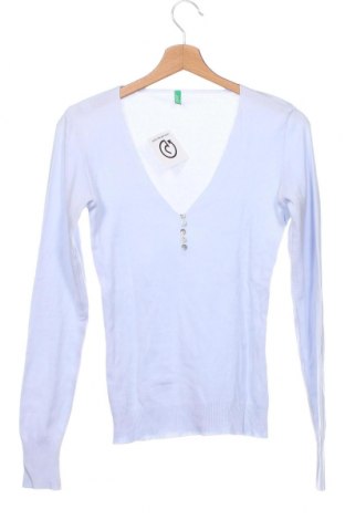 Дамски пуловер United Colors Of Benetton, Размер XS, Цвят Син, Цена 21,73 лв.