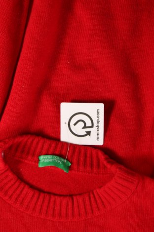 Damski sweter United Colors Of Benetton, Rozmiar L, Kolor Czerwony, Cena 52,46 zł