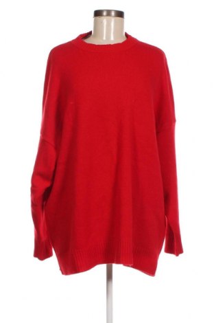 Γυναικείο πουλόβερ United Colors Of Benetton, Μέγεθος L, Χρώμα Κόκκινο, Τιμή 25,36 €