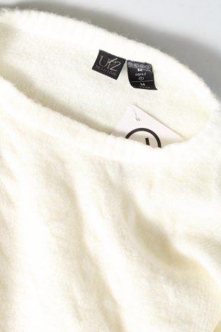 Дамски пуловер Up 2 Fashion, Размер M, Цвят Бял, Цена 7,54 лв.