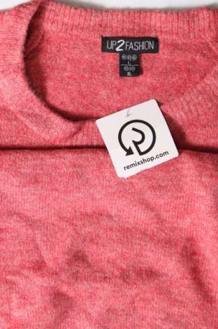 Damski sweter Up 2 Fashion, Rozmiar L, Kolor Różowy, Cena 20,41 zł