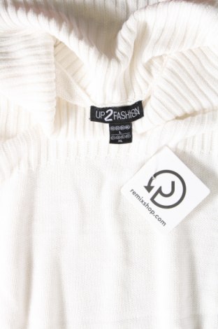 Дамски пуловер Up 2 Fashion, Размер L, Цвят Бял, Цена 11,60 лв.