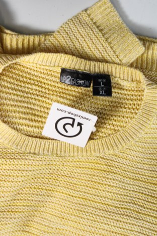 Γυναικείο πουλόβερ Up 2 Fashion, Μέγεθος L, Χρώμα Κίτρινο, Τιμή 7,18 €