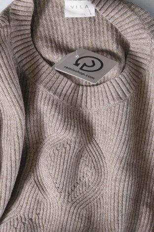 Дамски пуловер VILA, Размер XL, Цвят Бежов, Цена 7,56 лв.