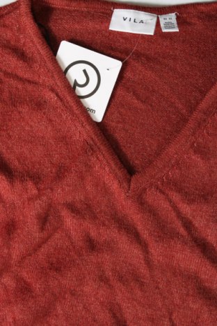 Дамски пуловер VILA, Размер XS, Цвят Кафяв, Цена 11,07 лв.