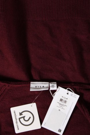 Дамски пуловер VILA, Размер XL, Цвят Червен, Цена 20,46 лв.