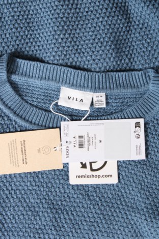 Дамски пуловер VILA, Размер M, Цвят Син, Цена 26,66 лв.