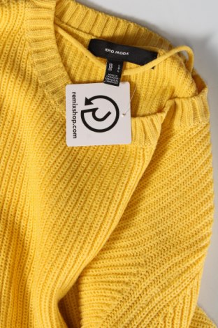 Дамски пуловер Vero Moda, Размер L, Цвят Жълт, Цена 10,80 лв.