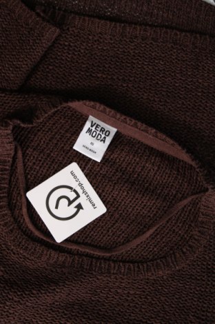 Дамски пуловер Vero Moda, Размер XS, Цвят Кафяв, Цена 5,67 лв.