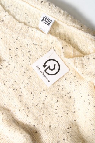 Γυναικείο πουλόβερ Vero Moda, Μέγεθος L, Χρώμα Εκρού, Τιμή 4,34 €
