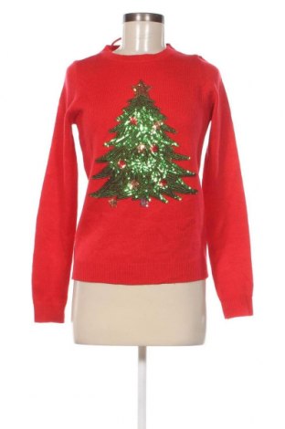 Дамски пуловер Vero Moda, Размер S, Цвят Червен, Цена 31,00 лв.