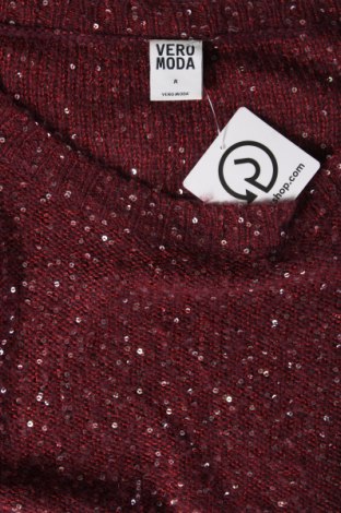 Дамски пуловер Vero Moda, Размер M, Цвят Червен, Цена 11,34 лв.