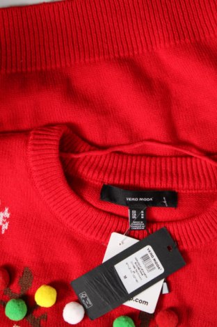 Дамски пуловер Vero Moda, Размер M, Цвят Червен, Цена 24,80 лв.