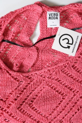 Дамски пуловер Vero Moda, Размер L, Цвят Розов, Цена 10,80 лв.